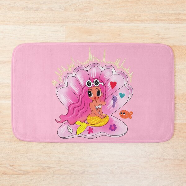 Item preview, Pink-haired mermaid designed and sold by YChangShop.