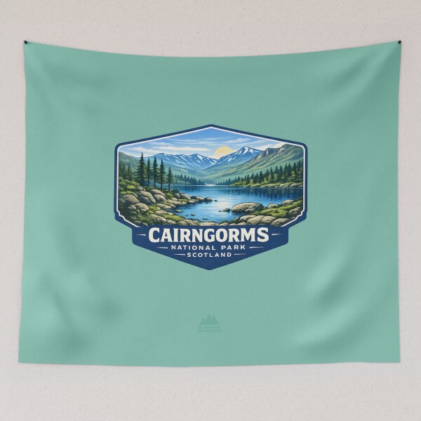 Item preview, Cairngorms National Park, Scotland | Iconic Trails and Peaks Series designed and sold by WanderUpNorth.