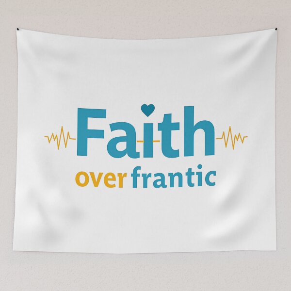 Item preview, Faith Over Frantic Christian Calm Design designed and sold by Pastor Reeves Studio.
