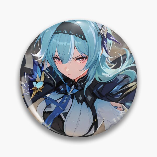 Item preview, Eula Genshin Impact Ice Sword Warrior Action Pose designed and sold by Tokyonomad.