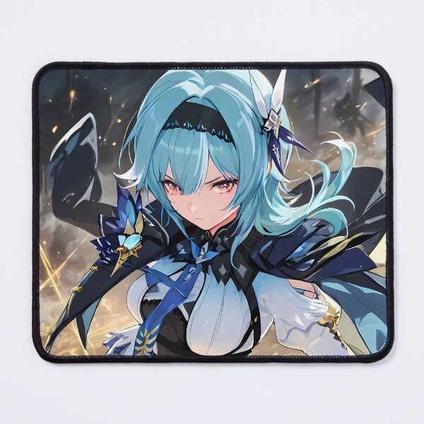 Item preview, Eula Genshin Impact Ice Sword Warrior Action Pose designed and sold by Tokyonomad.