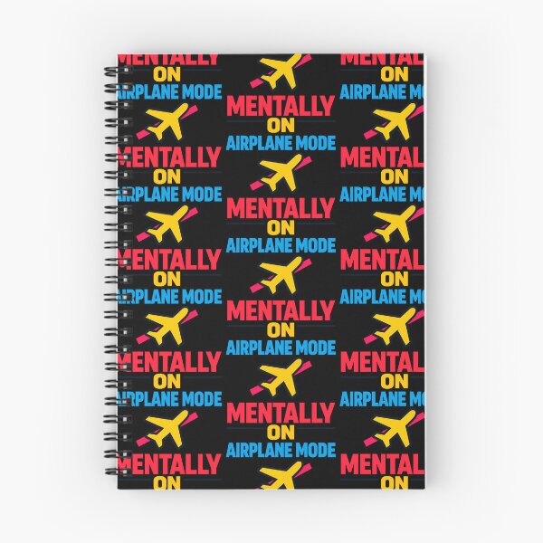 Item preview, Mentally on Airplane Mode Funny Digital Detox Design designed and sold by TeeTimeTreasure.