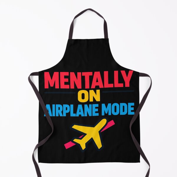 Item preview, Mentally on Airplane Mode Funny Digital Detox Design designed and sold by TeeTimeTreasure.