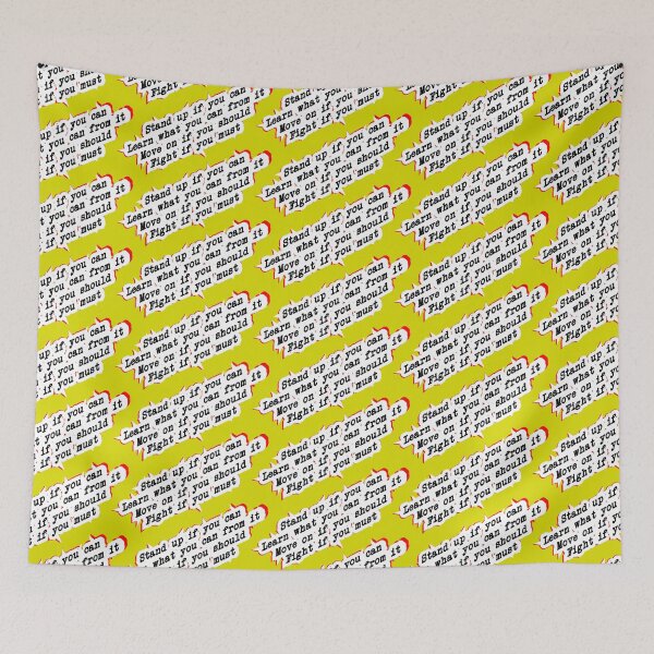 Item preview, stand up, learn, move on, or fight, yellow designed and sold by mntimg.