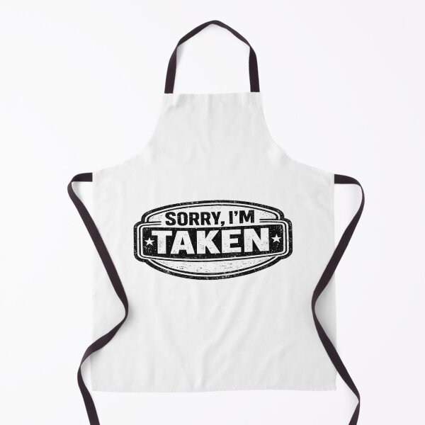 Item preview, Sorry I’m Taken T-Shirt – Funny Relationship Status Stamp Design, designed and sold by GlobalDesignUnlimited.