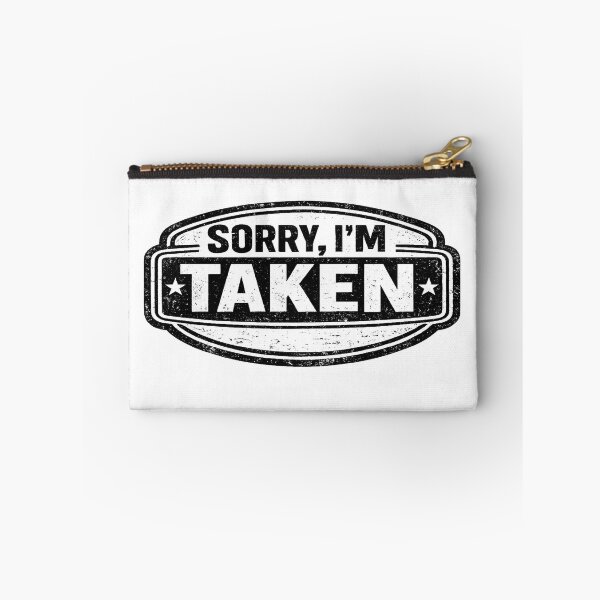 Item preview, Sorry I’m Taken T-Shirt – Funny Relationship Status Stamp Design, designed and sold by GlobalDesignUnlimited.