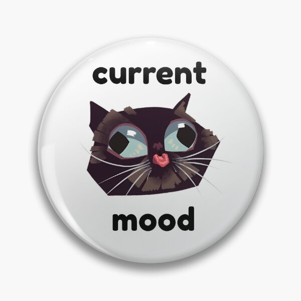Item preview, Current Mood - Silly Cat Face designed and sold by 4viella.