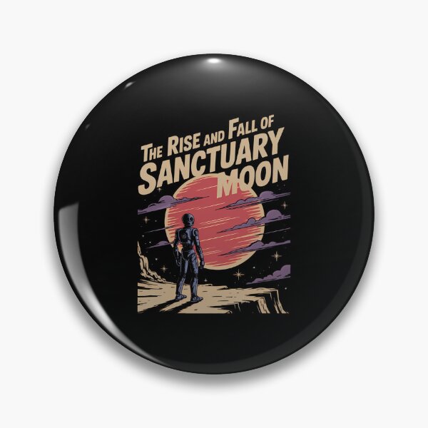 Item preview, the rise and fall of sanctuary moon murderbot diaries inspired retro sci-fi graphic designed and sold by MargaretElinor7.