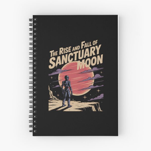 Item preview, the rise and fall of sanctuary moon murderbot diaries inspired retro sci-fi graphic designed and sold by MargaretElinor7.