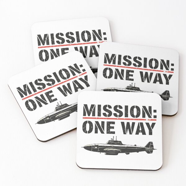 Item preview, Mission One Way – Submarine Sci Fi Horror Typography designed and sold by Uglyandcute.