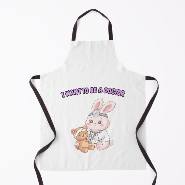 Item preview, I Want To Be A Doctor - Cute Bunny Future Doctor for Kids designed and sold by KimSnow Studio.