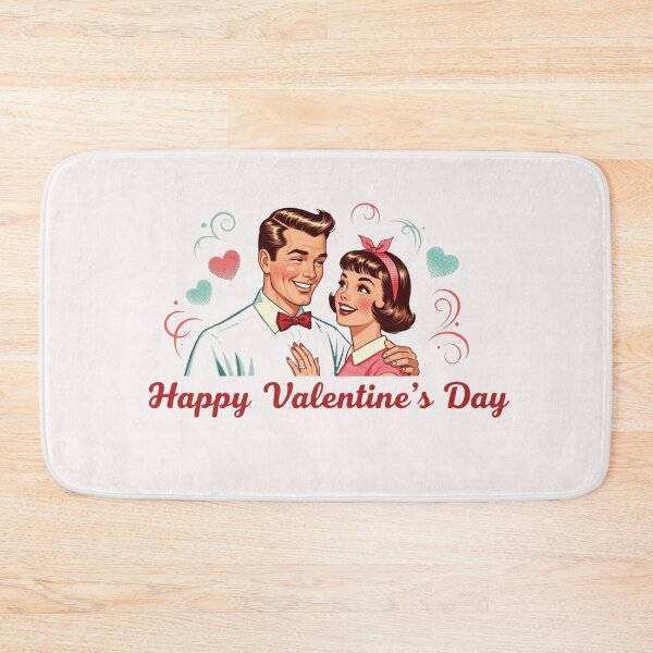 Item preview, Retro Mid-Century Valentine Couple Art designed and sold by Innova_Creations.