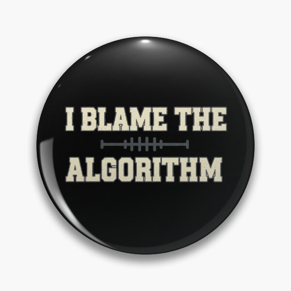Item preview, I Blame The Algorithm – Fantasy Football Meme Retro designed and sold by DIRTYSKETCHH.
