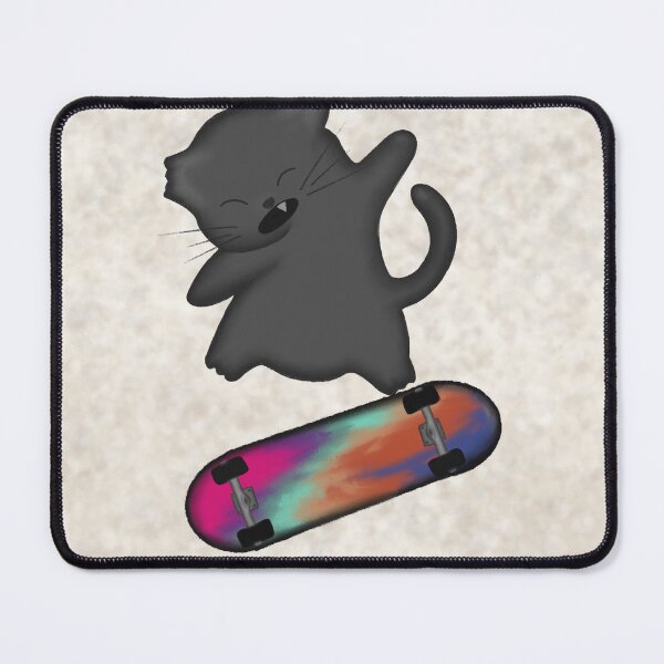 Item preview, skater kitty designed and sold by Katnapscrafts.