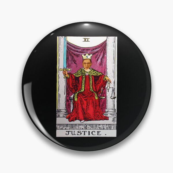 Item preview,  Justices Tarot Card Of Ruths Baders Ginsbergs designed and sold by VavienDesignn.