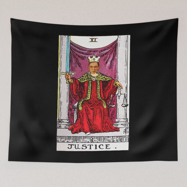 Item preview,  Justices Tarot Card Of Ruths Baders Ginsbergs designed and sold by VavienDesignn.