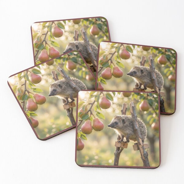 Item preview, Hedgehog on Stilts Goes After Pears designed and sold by Tridentulus.