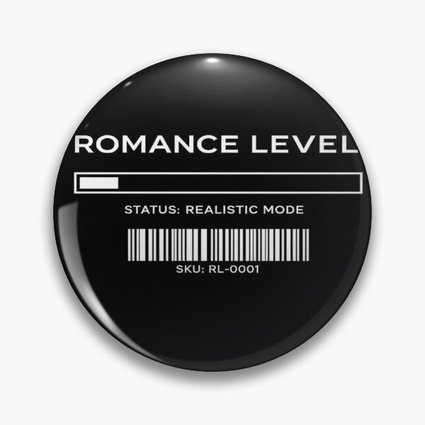 Item preview, Romance Level Low – Realistic Mode Funny Minimalist Progress Bar T-Shirt designed and sold by GlobalDesignUnlimited.