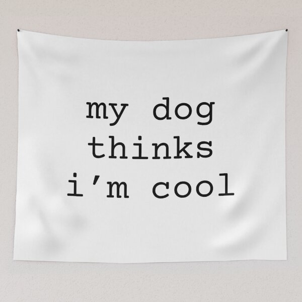 Item preview, My Dog Thinks I’m Cool Funny Dog Shirt designed and sold by prissipix.