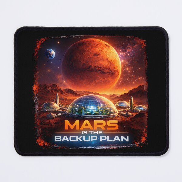 Item preview, Mars is the Backup Plan designed and sold by Plot Twist Outfitters.