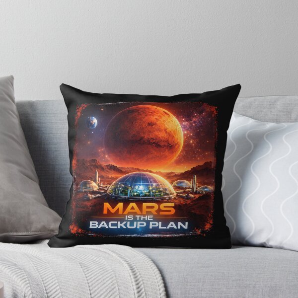 Item preview, Mars is the Backup Plan designed and sold by Plot Twist Outfitters.