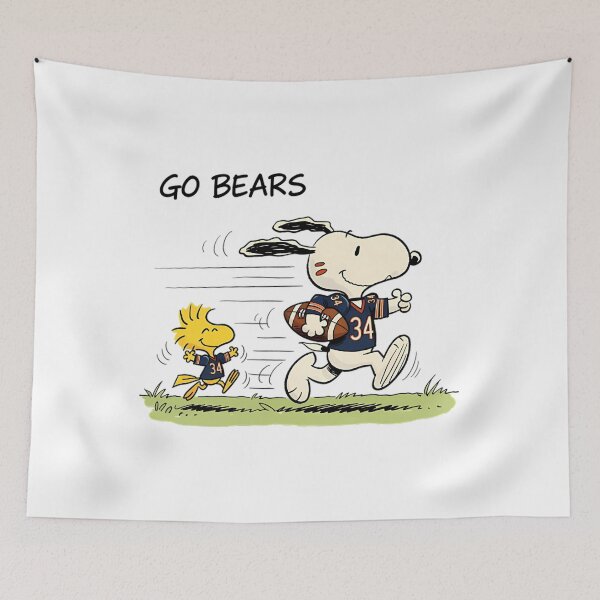 Item preview, Go Bears Snoopy And Woodstock Football designed and sold by Edgeshustle3.