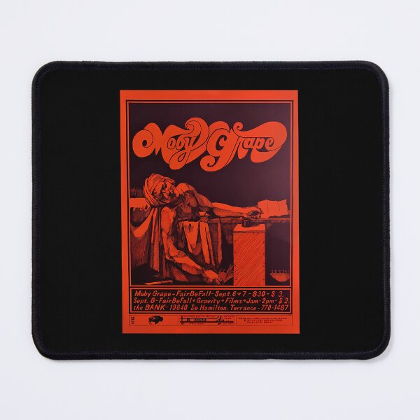 Item preview, Vintage 1968 Psychedelics Concert Poster Marats Mobys Grapes designed and sold by PiyuSam.