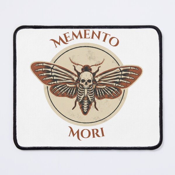 Item preview, Memento Mori Skeleton Death Moth - Vintage Gothic Horror designed and sold by STARLIGHTS.