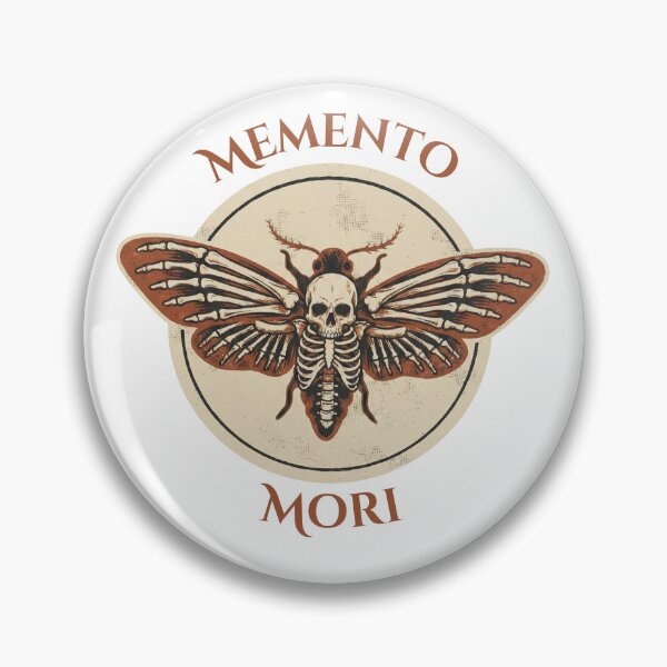 Item preview, Memento Mori Skeleton Death Moth - Vintage Gothic Horror designed and sold by STARLIGHTS.
