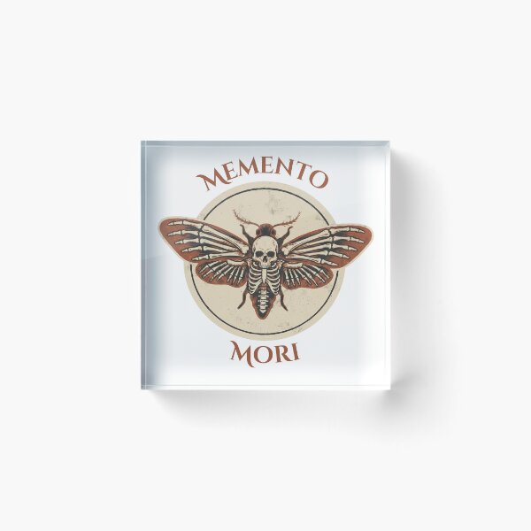 Item preview, Memento Mori Skeleton Death Moth - Vintage Gothic Horror designed and sold by STARLIGHTS.