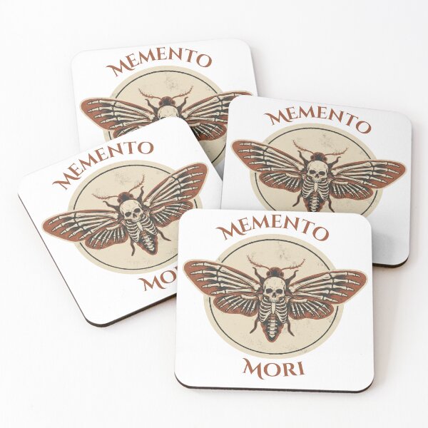 Item preview, Memento Mori Skeleton Death Moth - Vintage Gothic Horror designed and sold by STARLIGHTS.