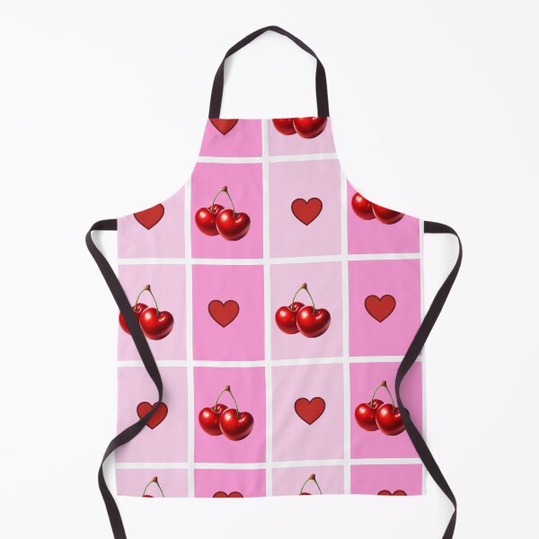 Item preview, Coquette Cherry Heart Checkerboard: Radiant Retro Aesthetic Pattern designed and sold by HopeAndHustle.