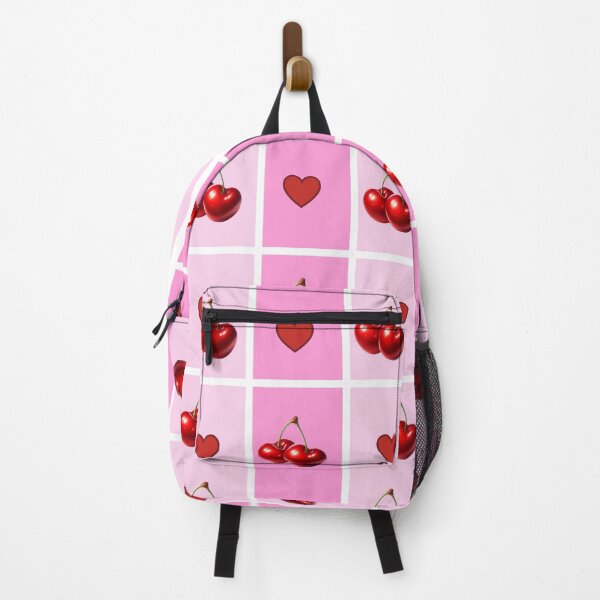 Item preview, Coquette Cherry Heart Checkerboard: Radiant Retro Aesthetic Pattern designed and sold by HopeAndHustle.