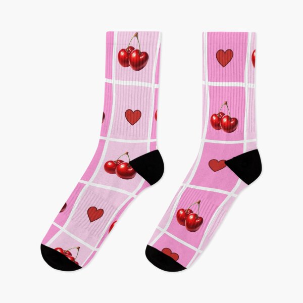 Item preview, Coquette Cherry Heart Checkerboard: Radiant Retro Aesthetic Pattern designed and sold by HopeAndHustle.