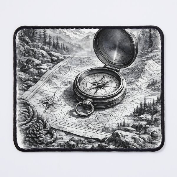 Item preview, Compass on Topo-Landscape designed and sold by AggAverse.