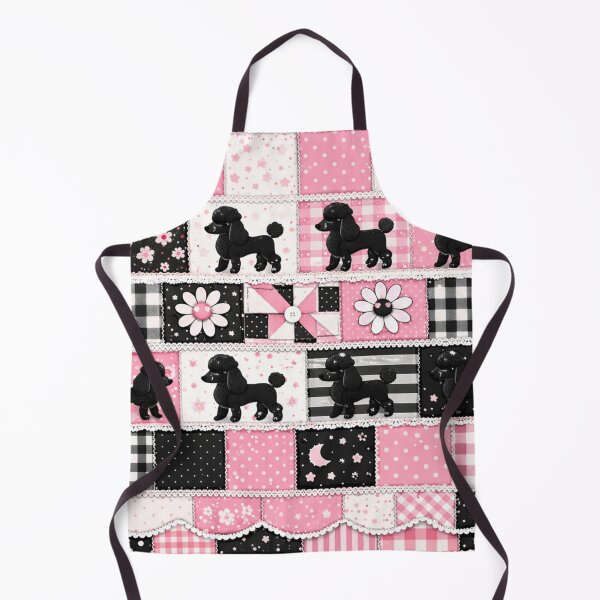 Item preview, poodles patchwork designed and sold by Roxburylane.