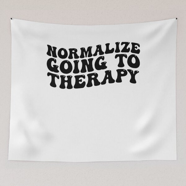 Item preview, Normalize Going to Therapy Mental Health Psychology Counselor Anti Stigma designed and sold by gunaone-design.
