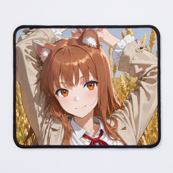 Item preview, Holo Spice And Wolf Harvest Wheat Field Apples designed and sold by Tokyonomad.