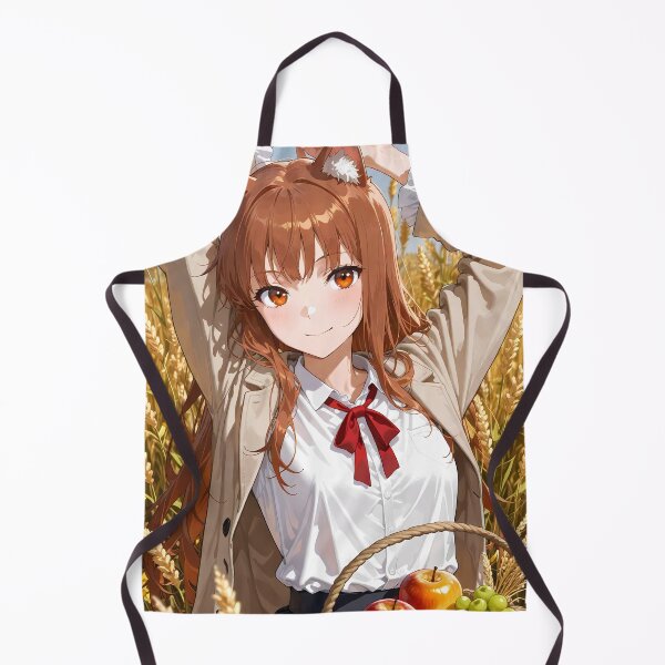 Item preview, Holo Spice And Wolf Harvest Wheat Field Apples designed and sold by Tokyonomad.