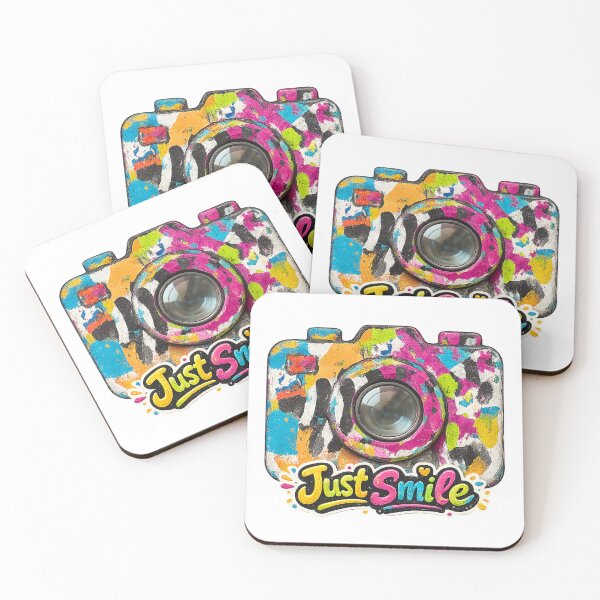 Item preview, Colorful Camera Illustration with Acrylic Paint Texture designed and sold by Pacika.