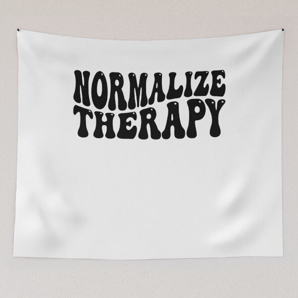 Item preview, Normalize Therapy Mental Health Psychology Counselor Anti Stigma designed and sold by gunaone-design.
