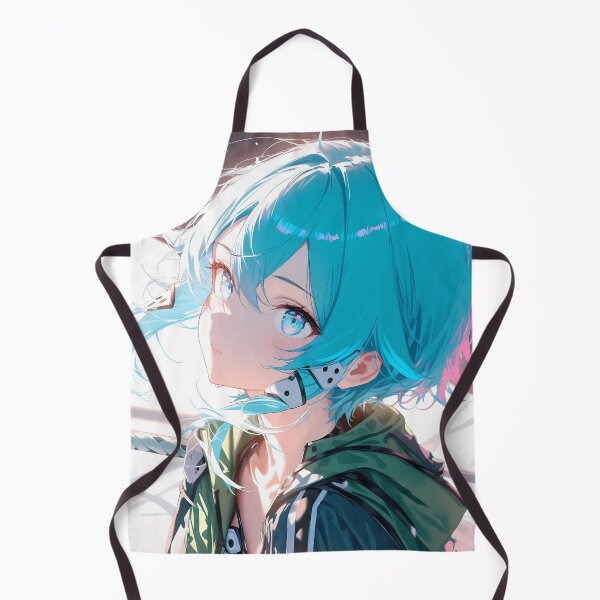 Item preview, Sinon Sword Art Online - Perfil invernal de cabello azul claro suave designed and sold by Tokyonomad.