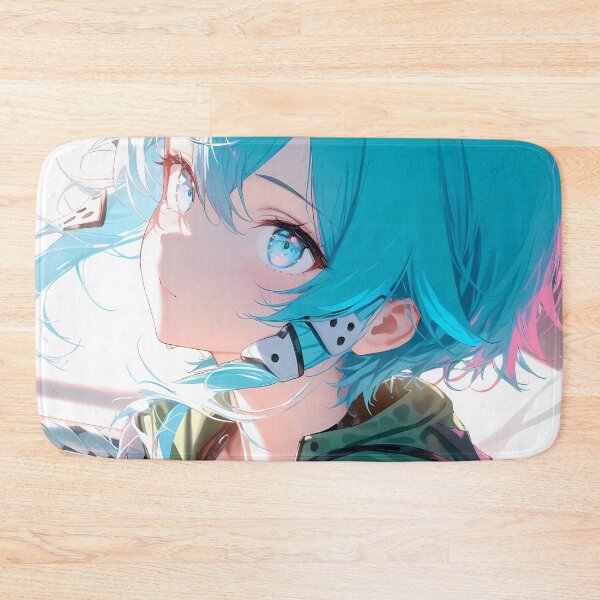 Item preview, Sinon Sword Art Online Soft Light Blue Hair Winter Profile designed and sold by Tokyonomad.