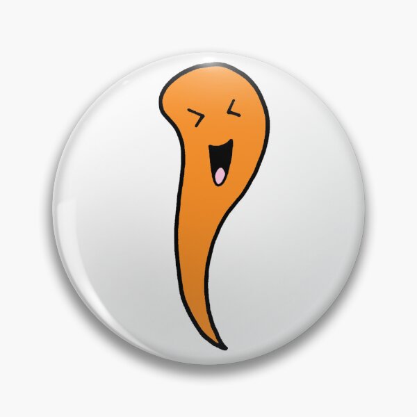 Item preview, Ghosty w/ Arrow Eyes (Orange) designed and sold by GH.
