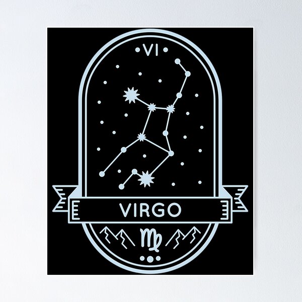 Item preview, Virgo Constellation Minimal Star Map designed and sold by fgaxsohqmvs18.