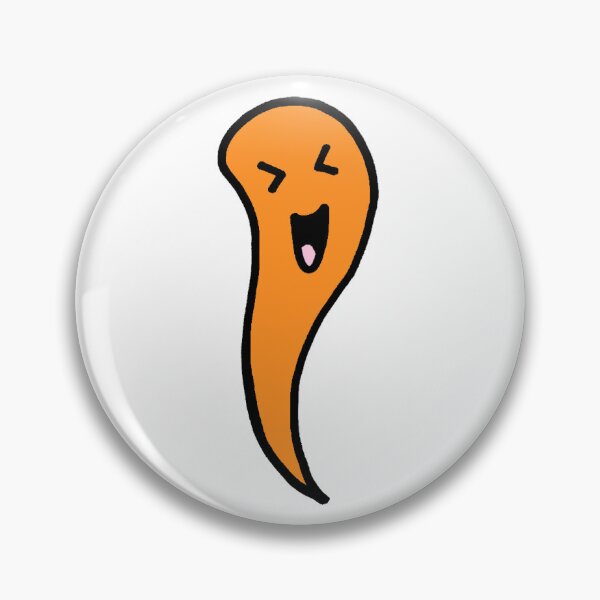 Item preview, Ghosty w/ Arrow Eyes (Orange) designed and sold by GH.