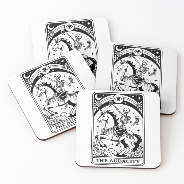 Item preview, The Audacity Tarot Card Mystical Skeleton designed and sold by gunaone-design.