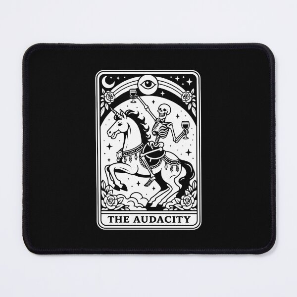 Item preview, The Audacity Skeleton Funny Tarot Card designed and sold by gunaone-design.