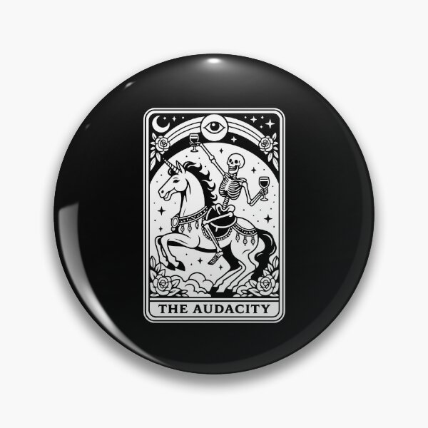 Item preview, The Audacity Skeleton Funny Tarot Card  designed and sold by gunaone-design.