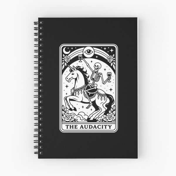 Item preview, The Audacity Skeleton Funny Tarot Card  designed and sold by gunaone-design.